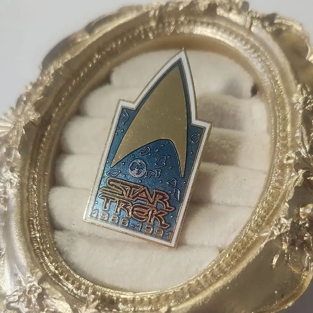 Star Trek 25 Years Commemorative Cloisonne Pin- 1.75" Tall